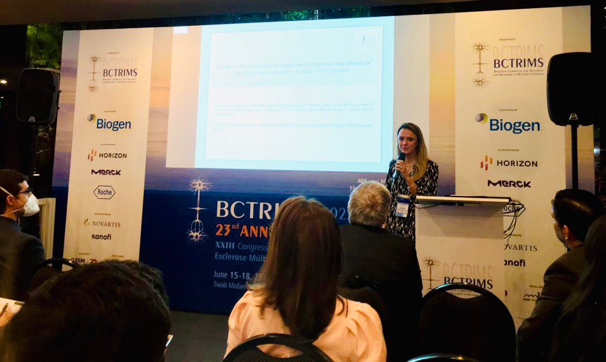 Apresentação de trabalho científico no 23 Congresso Brasileiro de Esclerose Múltipla e Neuromielite Óptica – São Paulo (Brasil) – 2023. Apresentação de trabalho científico no 23 Congresso Brasileiro de Esclerose Múltipla e Neuromielite Óptica - São Paulo (Brasil) - 2023.